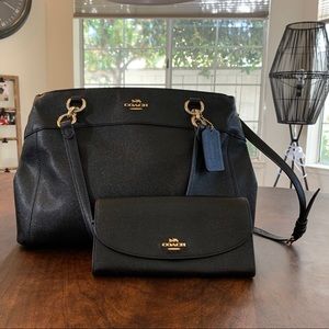 Authentic Coach Purse and Wallet Set